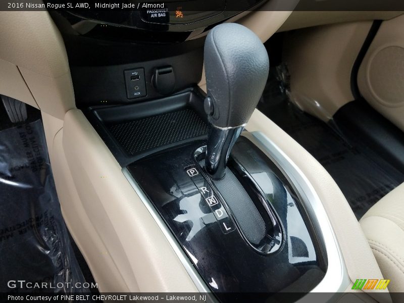 Midnight Jade / Almond 2016 Nissan Rogue SL AWD