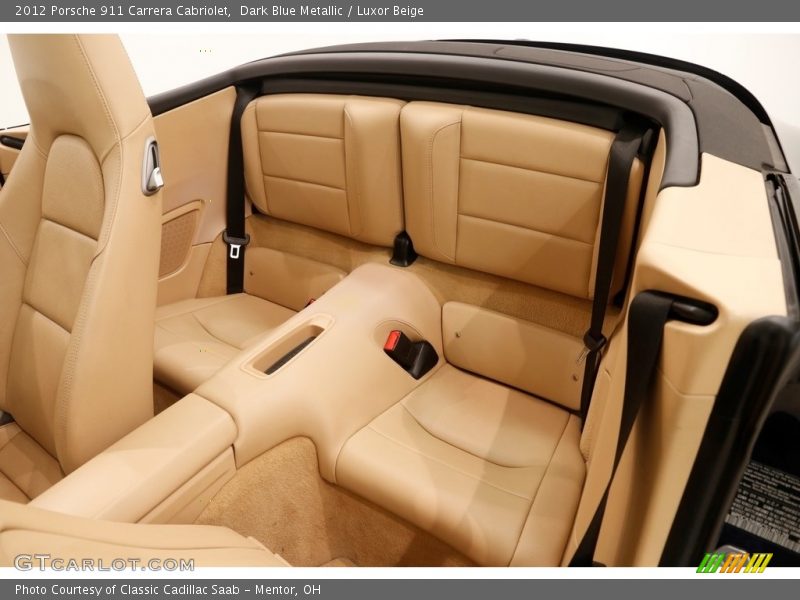 Dark Blue Metallic / Luxor Beige 2012 Porsche 911 Carrera Cabriolet