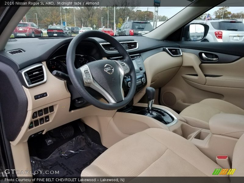 Midnight Jade / Almond 2016 Nissan Rogue SL AWD