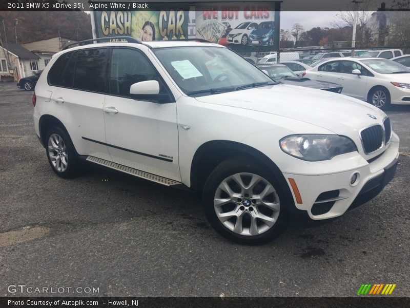 Alpine White / Black 2011 BMW X5 xDrive 35i