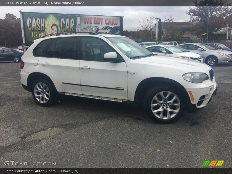 Alpine White / Black 2011 BMW X5 xDrive 35i