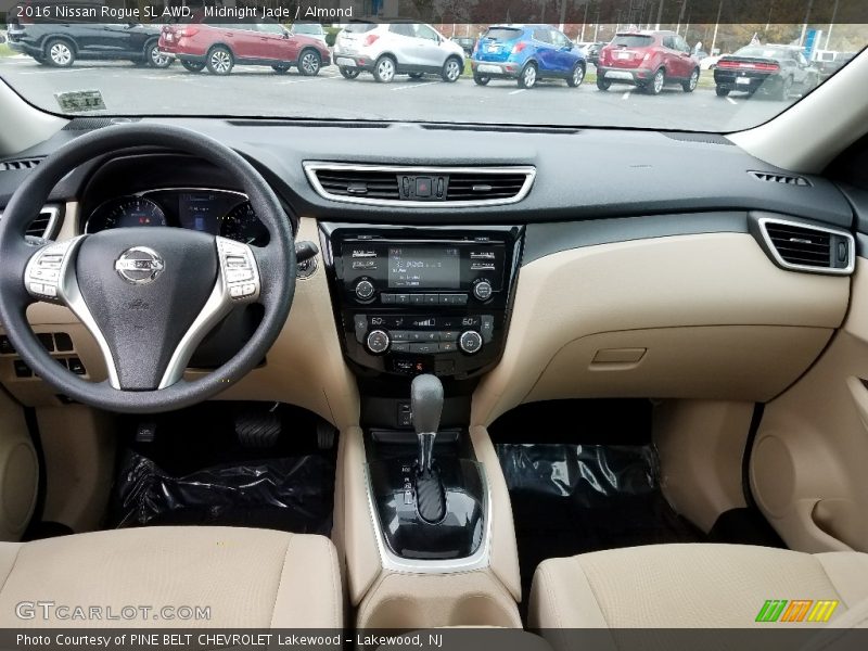 Midnight Jade / Almond 2016 Nissan Rogue SL AWD