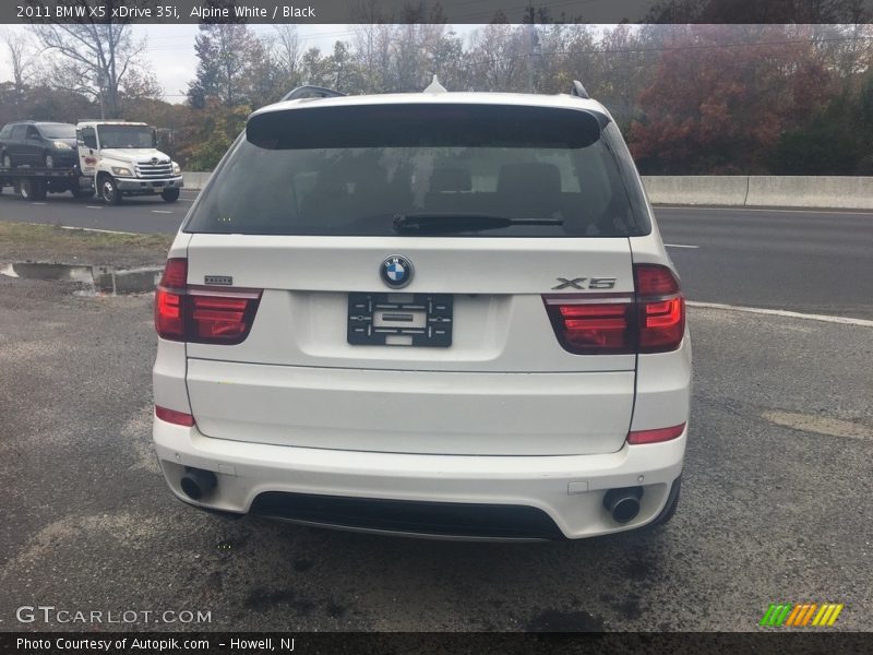 Alpine White / Black 2011 BMW X5 xDrive 35i