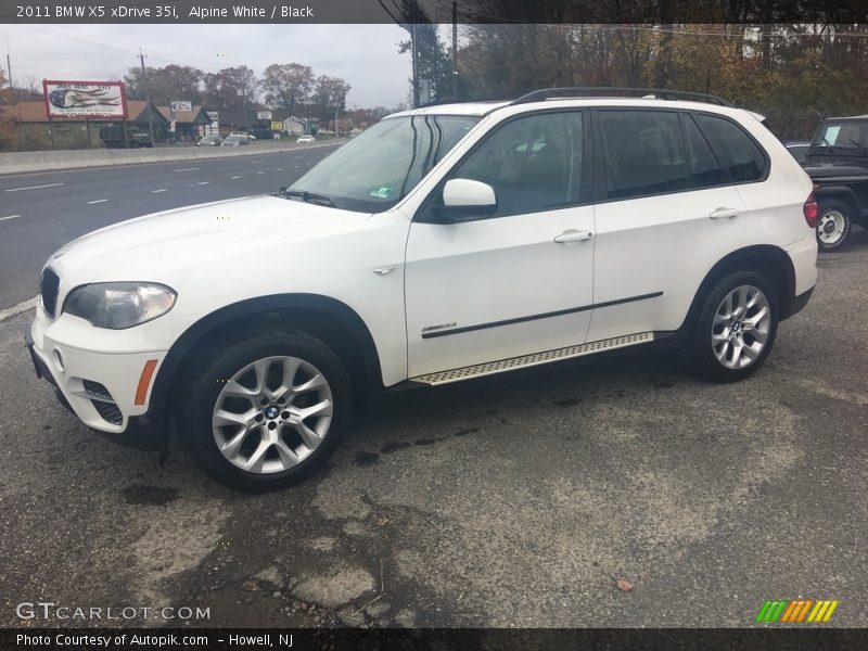 Alpine White / Black 2011 BMW X5 xDrive 35i