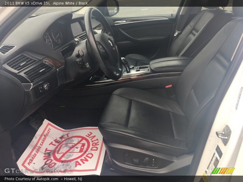Alpine White / Black 2011 BMW X5 xDrive 35i