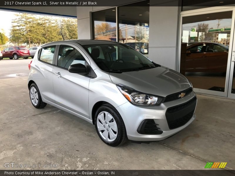 Silver Ice Metallic / Jet Black 2017 Chevrolet Spark LS