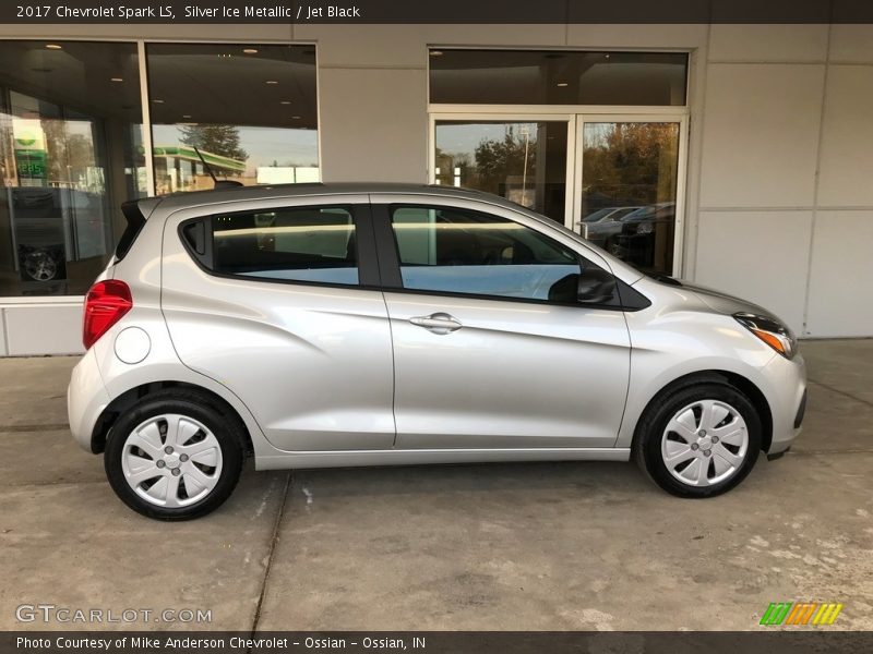 Silver Ice Metallic / Jet Black 2017 Chevrolet Spark LS