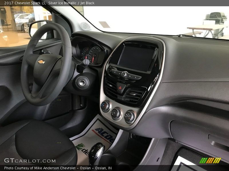 Silver Ice Metallic / Jet Black 2017 Chevrolet Spark LS