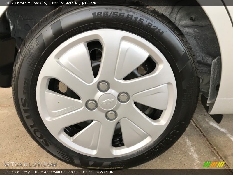Silver Ice Metallic / Jet Black 2017 Chevrolet Spark LS