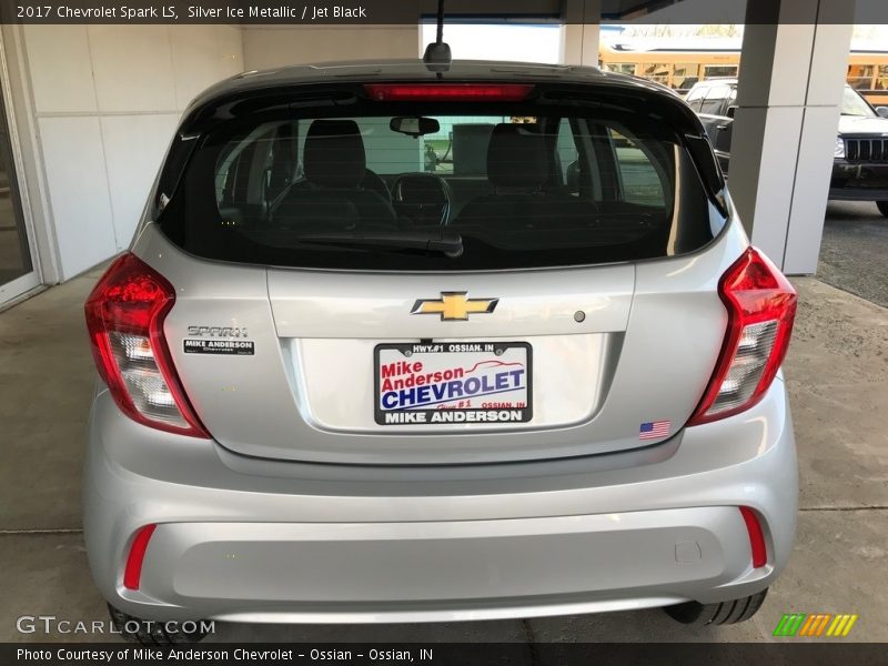 Silver Ice Metallic / Jet Black 2017 Chevrolet Spark LS