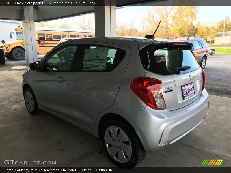 Silver Ice Metallic / Jet Black 2017 Chevrolet Spark LS