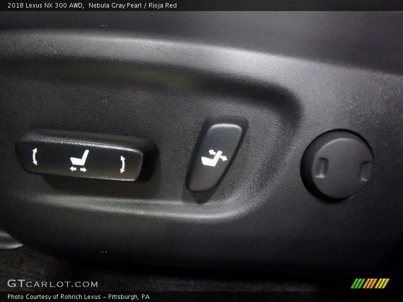Nebula Gray Pearl / Rioja Red 2018 Lexus NX 300 AWD