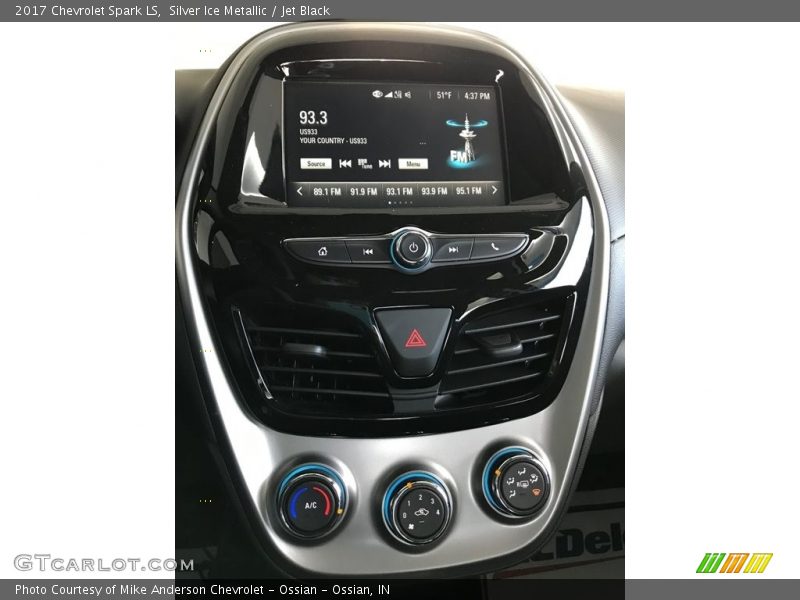 Silver Ice Metallic / Jet Black 2017 Chevrolet Spark LS