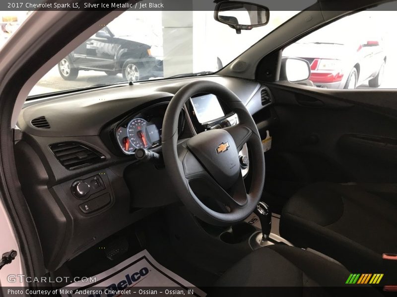 Silver Ice Metallic / Jet Black 2017 Chevrolet Spark LS