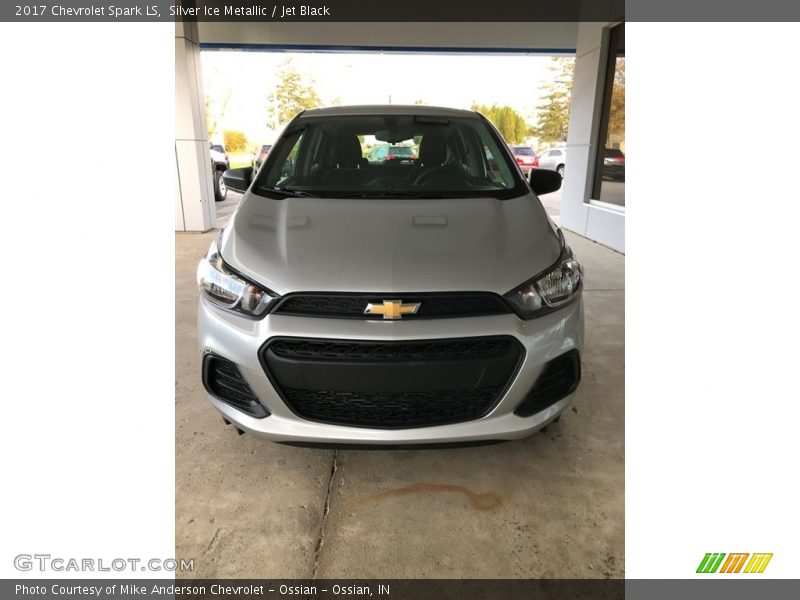 Silver Ice Metallic / Jet Black 2017 Chevrolet Spark LS