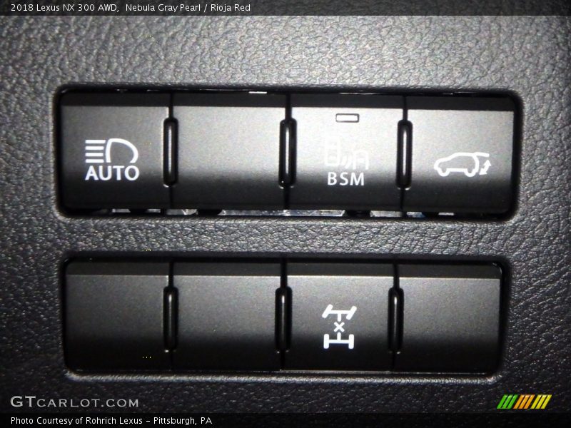 Nebula Gray Pearl / Rioja Red 2018 Lexus NX 300 AWD