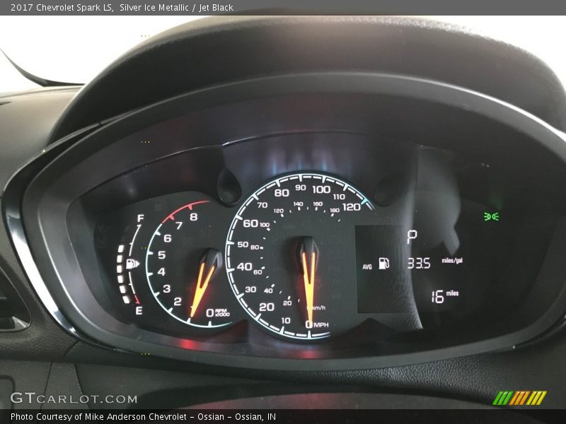 Silver Ice Metallic / Jet Black 2017 Chevrolet Spark LS