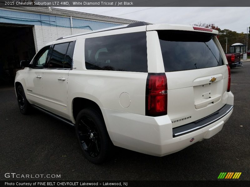 White Diamond Tricoat / Jet Black 2015 Chevrolet Suburban LTZ 4WD