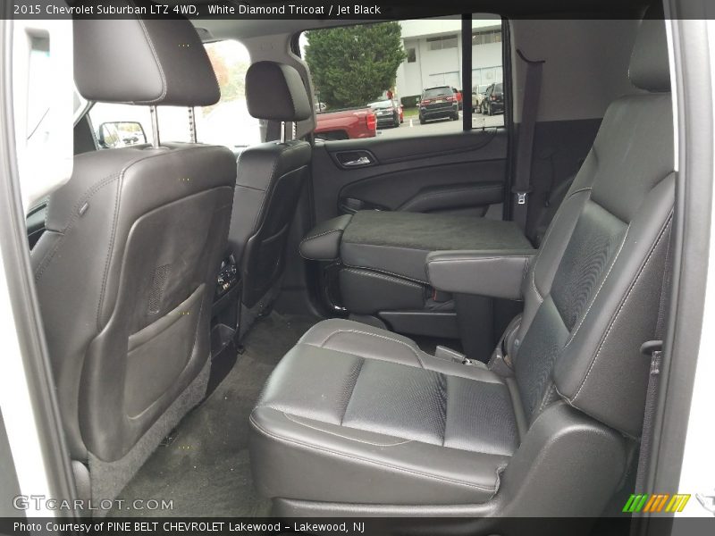 White Diamond Tricoat / Jet Black 2015 Chevrolet Suburban LTZ 4WD