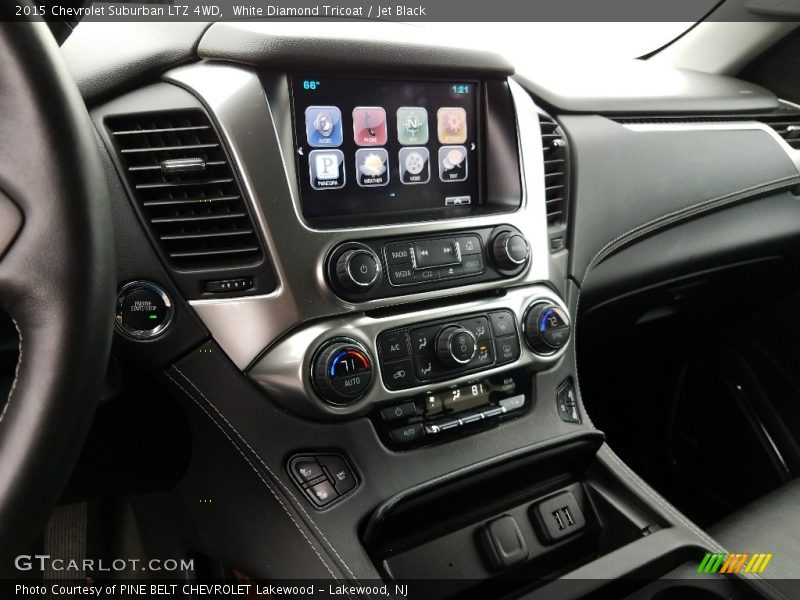 White Diamond Tricoat / Jet Black 2015 Chevrolet Suburban LTZ 4WD
