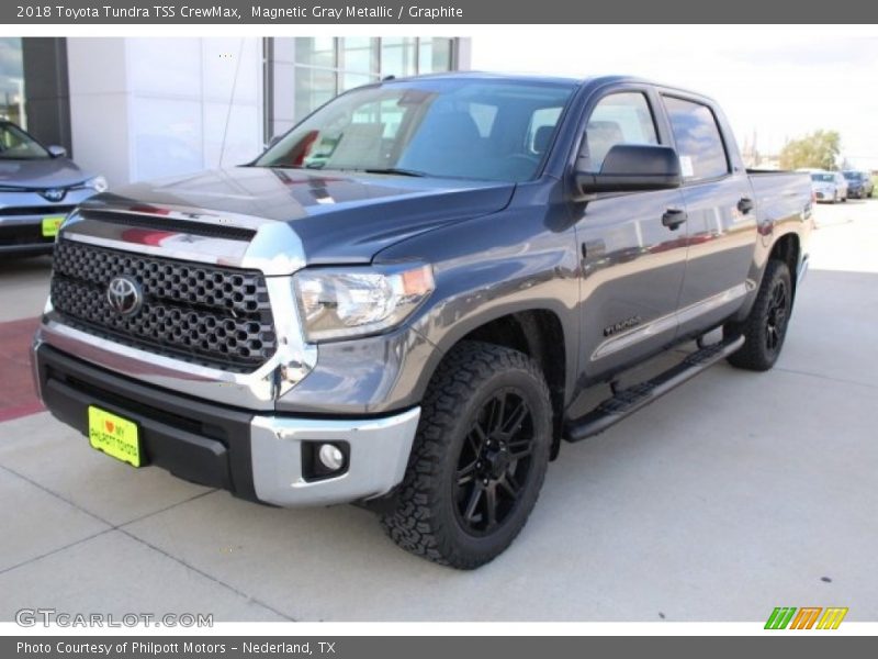 Magnetic Gray Metallic / Graphite 2018 Toyota Tundra TSS CrewMax