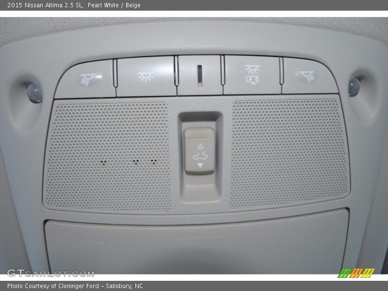 Pearl White / Beige 2015 Nissan Altima 2.5 SL