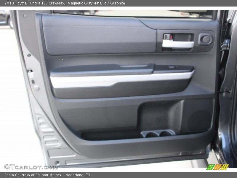Magnetic Gray Metallic / Graphite 2018 Toyota Tundra TSS CrewMax