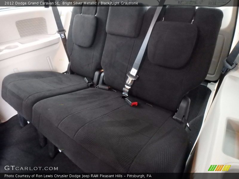 Bright Silver Metallic / Black/Light Graystone 2012 Dodge Grand Caravan SE