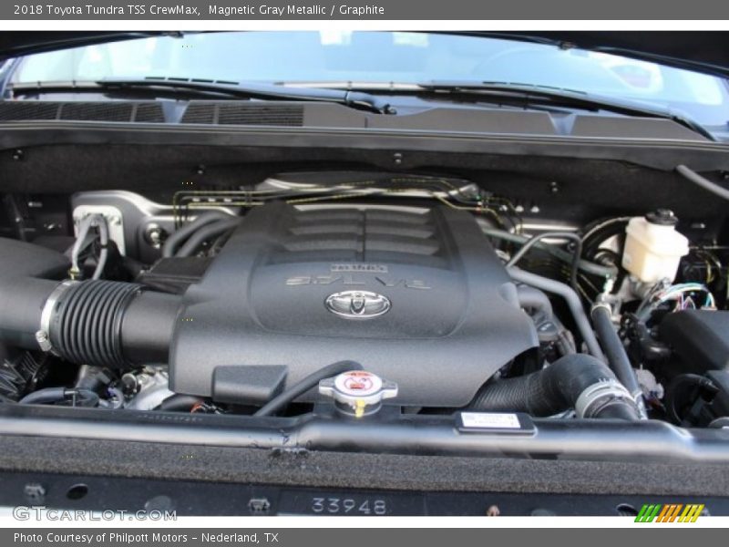 Magnetic Gray Metallic / Graphite 2018 Toyota Tundra TSS CrewMax