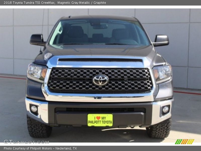 Magnetic Gray Metallic / Graphite 2018 Toyota Tundra TSS CrewMax