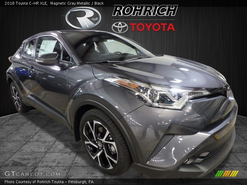 Magnetic Gray Metallic / Black 2018 Toyota C-HR XLE