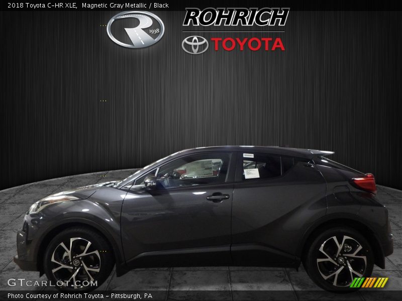 Magnetic Gray Metallic / Black 2018 Toyota C-HR XLE