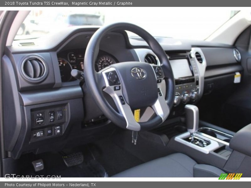 Magnetic Gray Metallic / Graphite 2018 Toyota Tundra TSS CrewMax