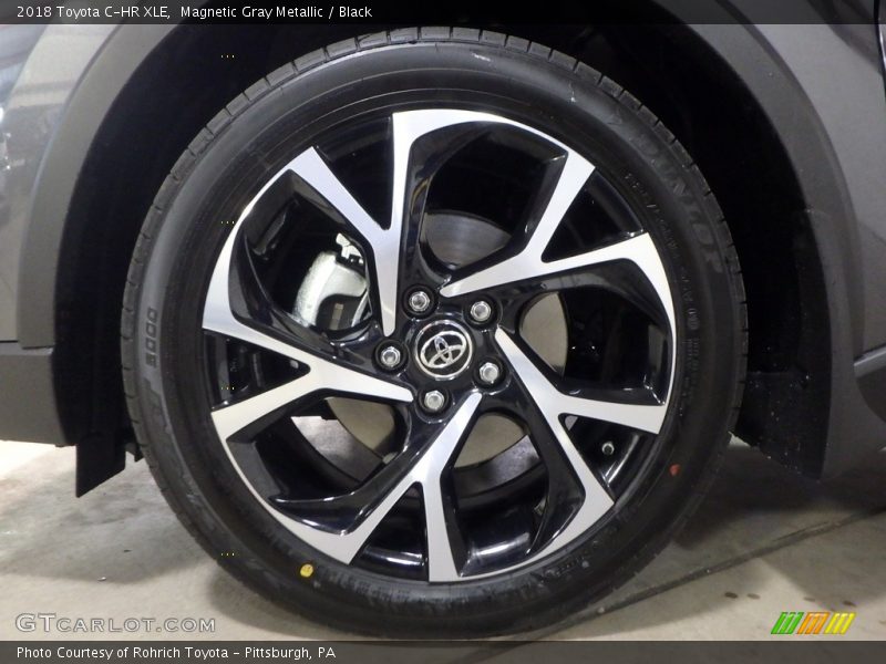 Magnetic Gray Metallic / Black 2018 Toyota C-HR XLE