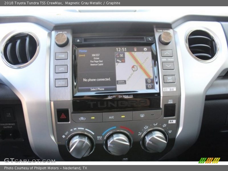 Magnetic Gray Metallic / Graphite 2018 Toyota Tundra TSS CrewMax
