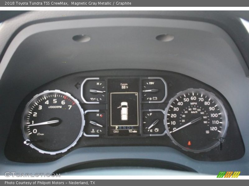 Magnetic Gray Metallic / Graphite 2018 Toyota Tundra TSS CrewMax