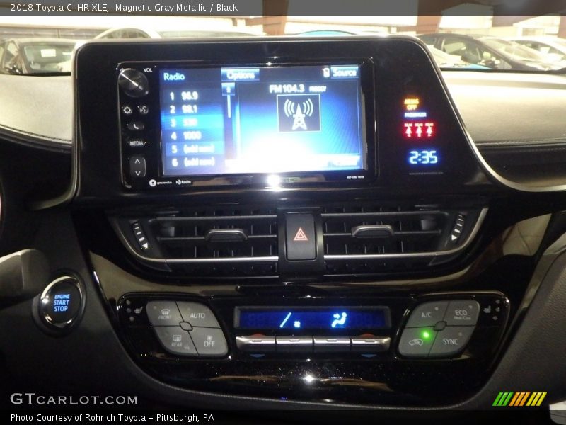 Magnetic Gray Metallic / Black 2018 Toyota C-HR XLE
