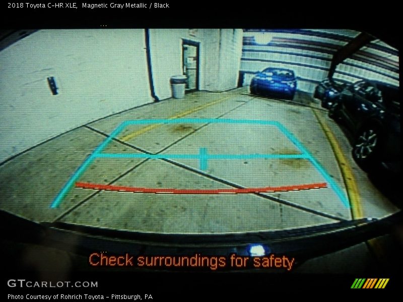 Magnetic Gray Metallic / Black 2018 Toyota C-HR XLE
