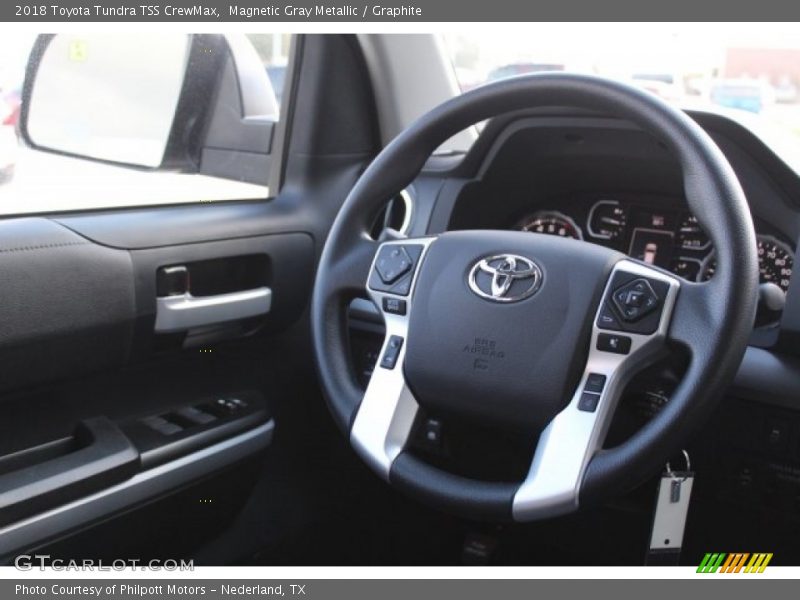 Magnetic Gray Metallic / Graphite 2018 Toyota Tundra TSS CrewMax