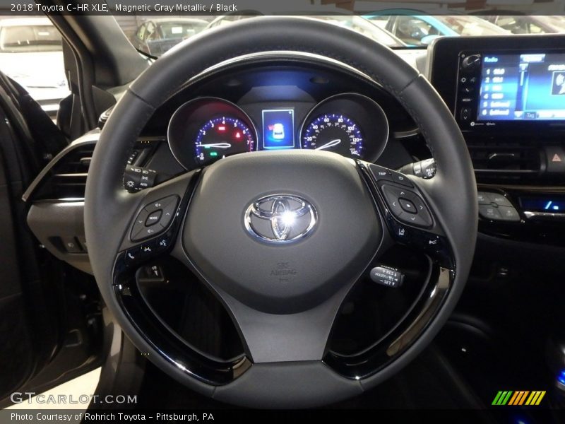 Magnetic Gray Metallic / Black 2018 Toyota C-HR XLE