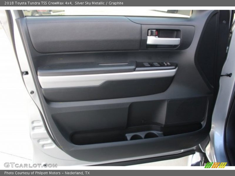 Silver Sky Metallic / Graphite 2018 Toyota Tundra TSS CrewMax 4x4