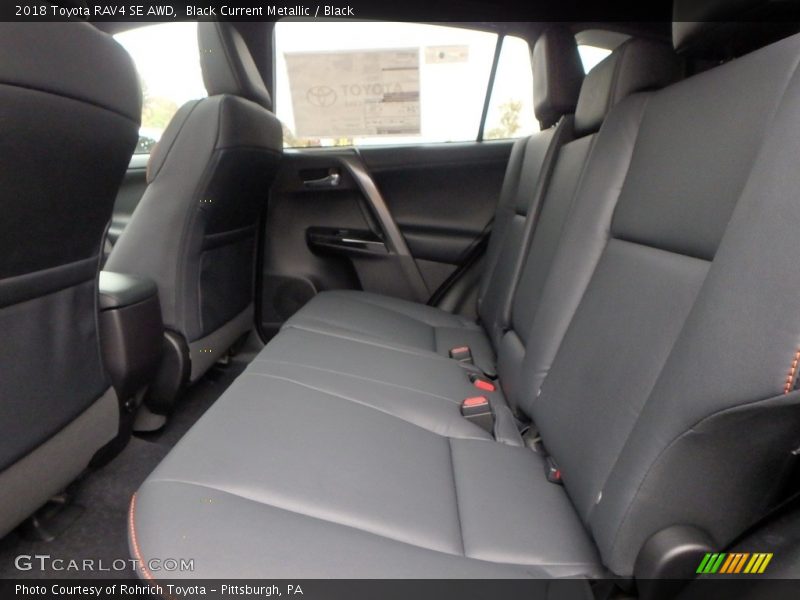 Black Current Metallic / Black 2018 Toyota RAV4 SE AWD