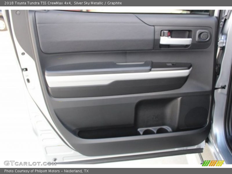 Silver Sky Metallic / Graphite 2018 Toyota Tundra TSS CrewMax 4x4