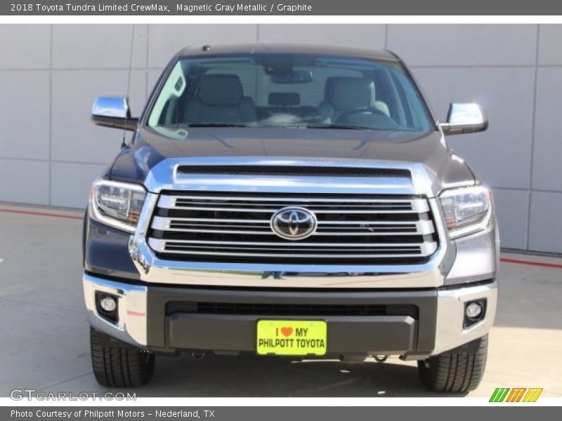 Magnetic Gray Metallic / Graphite 2018 Toyota Tundra Limited CrewMax