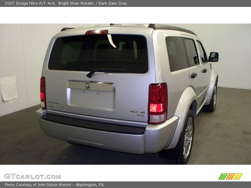 Bright Silver Metallic / Dark Slate Gray 2007 Dodge Nitro R/T 4x4