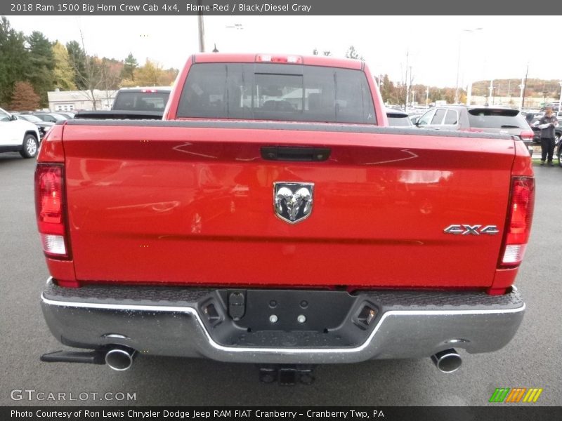 Flame Red / Black/Diesel Gray 2018 Ram 1500 Big Horn Crew Cab 4x4