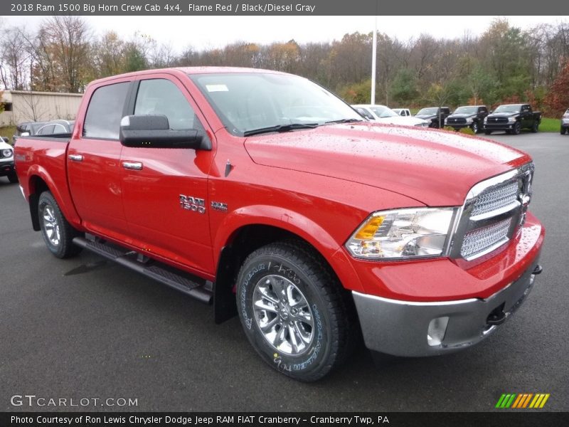 Front 3/4 View of 2018 1500 Big Horn Crew Cab 4x4