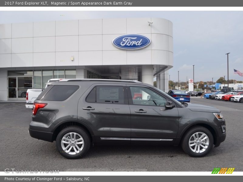 Magnetic / Sport Appearance Dark Earth Gray 2017 Ford Explorer XLT