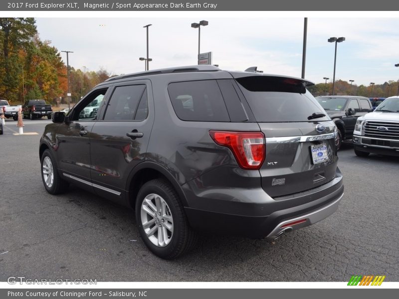 Magnetic / Sport Appearance Dark Earth Gray 2017 Ford Explorer XLT