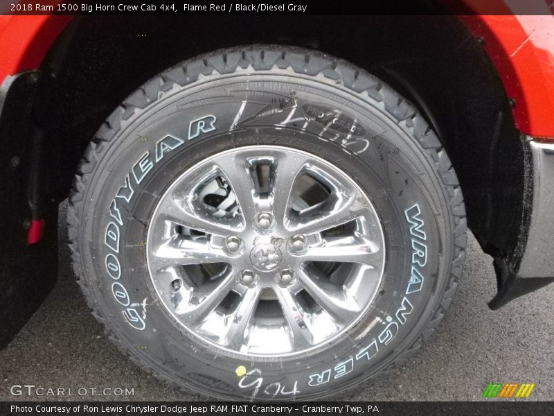 Flame Red / Black/Diesel Gray 2018 Ram 1500 Big Horn Crew Cab 4x4